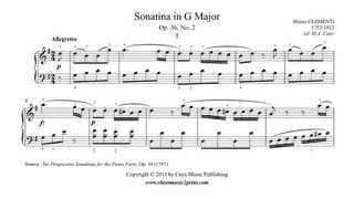 Clementi  Sonatina Op 36 No 2 13 [upl. by Emyaj]