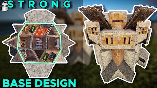 STRONG SoloDuoTrio Base Design  Rust Base Building 2021 [upl. by Llerral145]