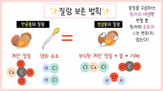 중3 화학반응 3강질량보존법칙✨┃개념부터 차근차근👩🏻‍💻 [upl. by Ivz]