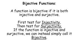 LCHL  Functions Revision  Injective Surjective and Bijective [upl. by Langille309]