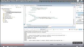 Spring Boot Data JPA using H2 database implementation example [upl. by Kristof973]