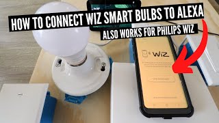 How To Connect Wiz Light Bulbs To Alexa [upl. by Victorie]