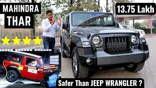 New Mahindra Thar  Indias Safest OffRoad SUV  New Interiors Features  Mahindra Thar 2022 4X4 [upl. by Newbill945]