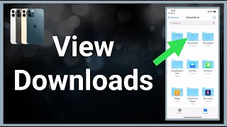 How To Find amp View Downloads On An iPhone [upl. by Roskes]