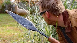 Forging a Hunting Spear Throwing Spear [upl. by Irual]