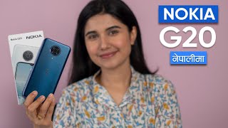 Nokia G20 Unboxing and Review नेपालीमा [upl. by Zoltai]