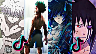 Anime Badass Moments TikTok compilation [upl. by Anesuza]