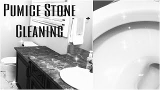 How to Clean a Toilet with a Pumice Stone [upl. by Naz]