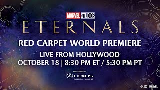 Marvel Studios Eternals  Red Carpet LIVE [upl. by Moss]