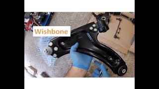 How to Replace a Front Wishbone Corsa example [upl. by Nnylahs]