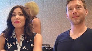 Bones  Michaela Conlin TJ Thyne Interview Season 12 Comic Con [upl. by Alta]