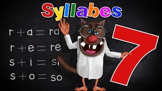 Foufou  Les Syllabes pour les enfants Learn Syllables for kids Serie07 4K [upl. by Yardley892]