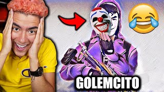 REACCIONANDO POR PRIMERA VEZ A GOLEMCITO GAMES EL YOUTUBER MAS DIVERTIDO DE FREE FIRE  TheDonato [upl. by Eittol]