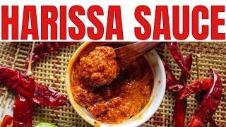 Harissa Paste Recipe  How to make Harissa Paste at home  Easy Harissa Sauce Recipe [upl. by Behlke]