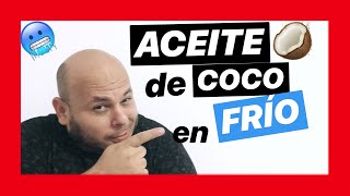 CÓMO HACER ACEITE DE COCO 🥥 En frío PRENSADO [upl. by Three]