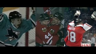 1995 Stanley Cup Playoffs  Overtime Goals [upl. by Jose5]