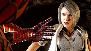 SPIDERMAN PS4 Silver Lining DLC All Silver Sable Cutscenes [upl. by Kcirdet490]