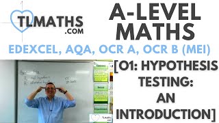 ALevel Maths O101 Hypothesis Testing An Introduction [upl. by Eizzil188]