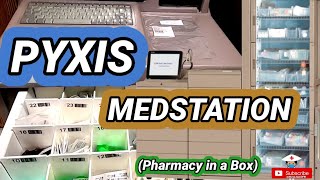 How to use a PYXIS machine  Automated Dispensing Cabinet  Pharmacy Technician [upl. by Dicky254]