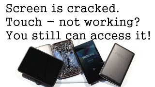 Cracked Screen Touch Not working How to Access it and reset Works on Tablets and phones [upl. by Airetak]