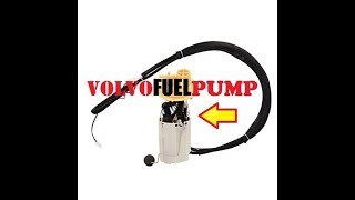 VOLVO FUEL PUMP REPLACEMENT COMPLETE GUIDE [upl. by Sirc]