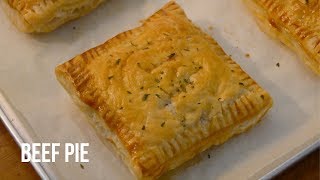 EASY BEEF PIE RECIPE PUFF PASTRY PIE [upl. by Estel]