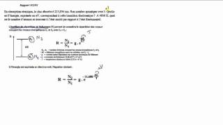 Spectroscopie atomique  Exercice 1 [upl. by Maitund]