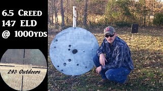 65 Creedmoor 147 ELD at 1000 Yards [upl. by Llenil187]