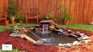 How to Add a Small Waterfall to Your Pond [upl. by Mcafee]