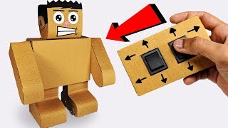 How to make a walking robot from cardboard [upl. by Patterman]