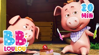 🐷Ce Petit Cochon  Comptines et chansons pour enfants et bébés  BB LouLou [upl. by Oremor273]