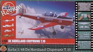 Airfix 148 De Havilland Chipmunk T10 review [upl. by Lubow268]