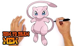 How to Draw Pokemon  Mew [upl. by Bringhurst47]