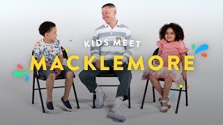 Kids Meet Macklemore  Kids Meet  HiHo Kids [upl. by Brita]