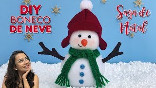 DIY Como fazer Boneco de Neve em Feltro [upl. by Parrish]