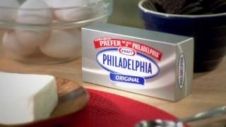 New York Style Cheesecake Recipe  PHILADELPHIA Cream Cheese [upl. by Idnarb]