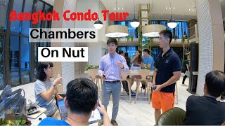 The Newly Completed Chambers On Nut by SC Asset  Bangkok Condo Tour [upl. by Durstin]