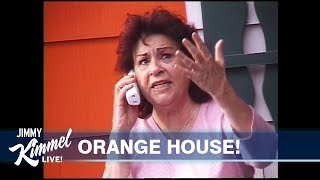 Jimmy Kimmel Pranks Aunt Chippy By Painting Her House [upl. by Geoff736]