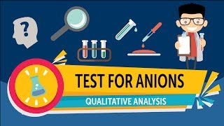 Qualitative Analysis  Test for Anions [upl. by Kappenne]