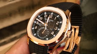 Patek Philippe Aquanaut 5164R  Luxury Watch Review [upl. by Dnalel]