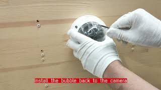 How to Install IP Dome Camera [upl. by Ahsatal]