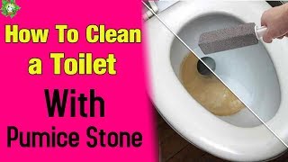 How To Clean a Toilet With Pumice Stone [upl. by Dragoon901]