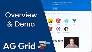 agGrid  The Best JavaScript Grid in the World [upl. by Ecirtap]