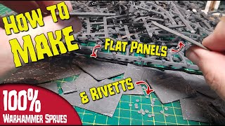 Turn Warhammer 40k Sprues into Flat Panels [upl. by Terriss]