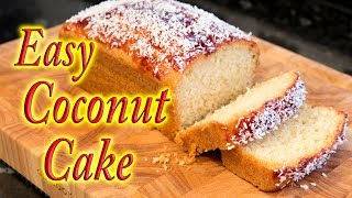 Coconut cake simple easy and quick to make [upl. by Nyliuqcaj163]