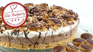 cremige Toffifee  Torte  ohne zu Backen [upl. by Anyd226]