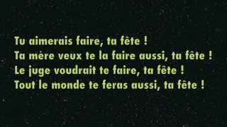 Ta Fête  Stromae ★ Paroles Lyrics [upl. by Aleirbag314]