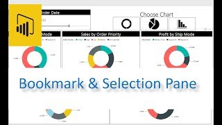 Power BI Bookmark amp Selection Pane Features  PBI Desktop [upl. by Dewitt]