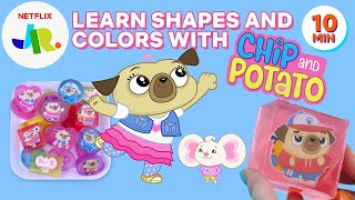 DIY Chip amp Potato Soap Shapes for Kids  Netflix Jr [upl. by Buchbinder]