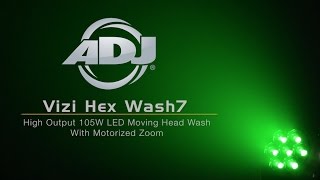 ADJ Vizi Hex Wash7 [upl. by Anatnom610]